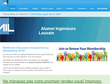 Tablet Screenshot of ailouvain.be